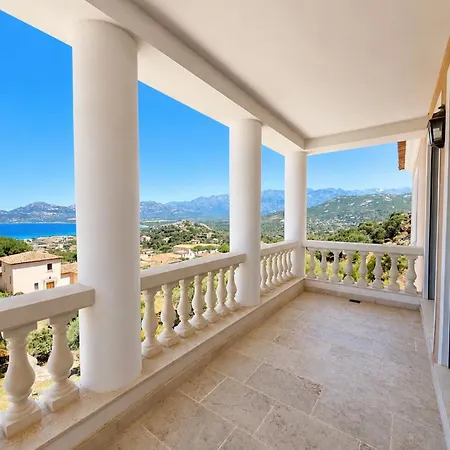 Panorama Unique Sur La Baie De Calvi (Corsica)